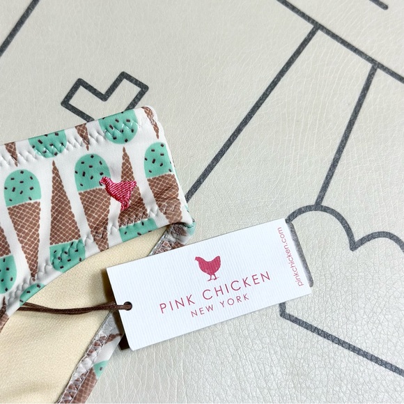 Pink Chicken Mint Chocolate Chip Poppy Bikini - Picture 3 of 5